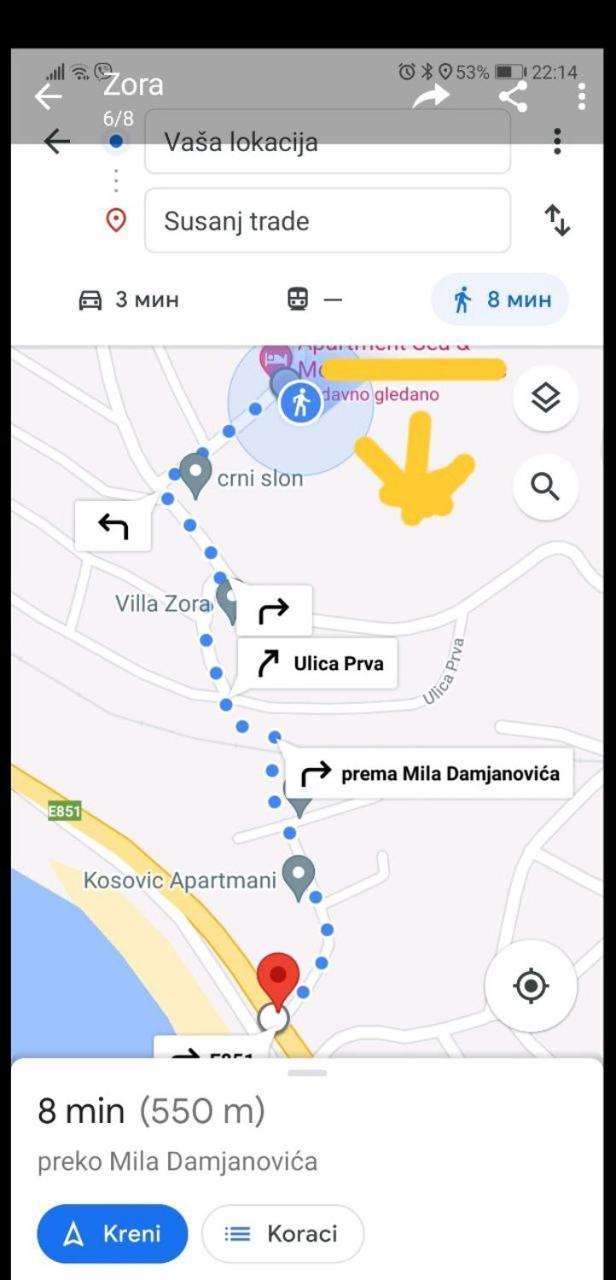 Slavica Sweet Apartment Šušanj Eksteriør bilde